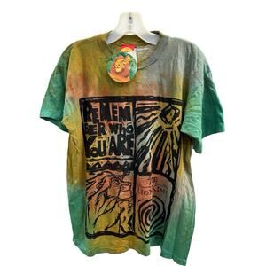 Vintage 90s NWT The Lion King Tie Dye T Shirt MEDIUM Walt Disney Single Stitch